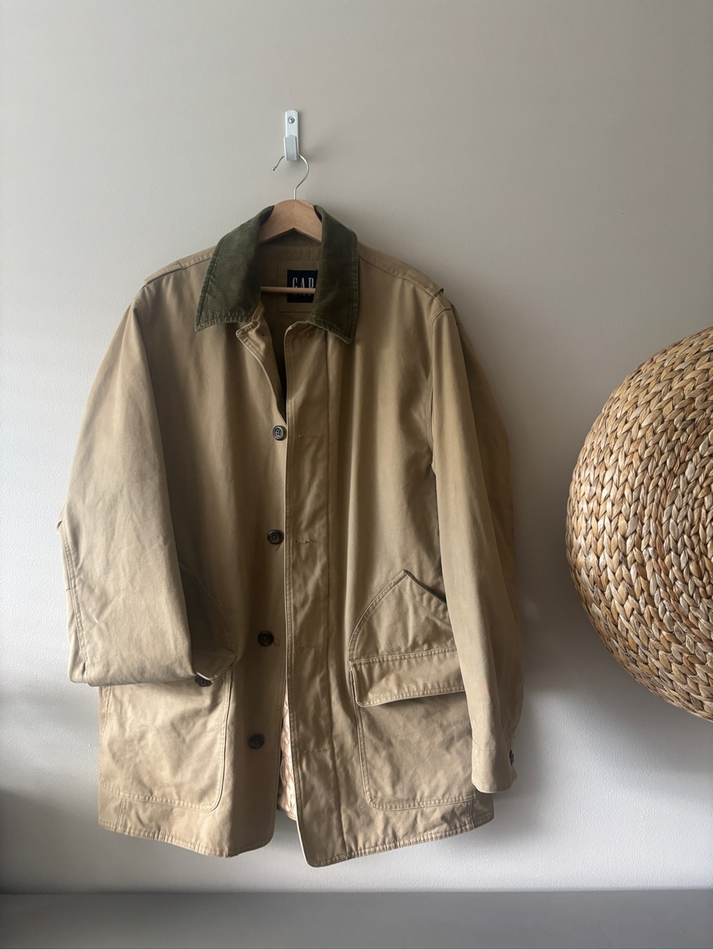 Men’s GAP Corduroy Collar Barn Jacket